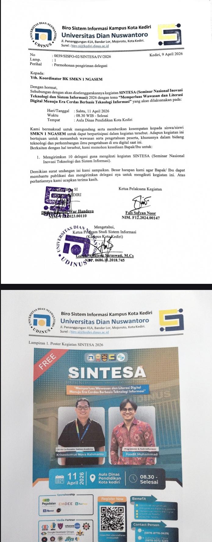 Surat Permohonan Pengiriman Delegasi